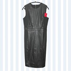 Spanx Mixed Media Sheath Dress size Large